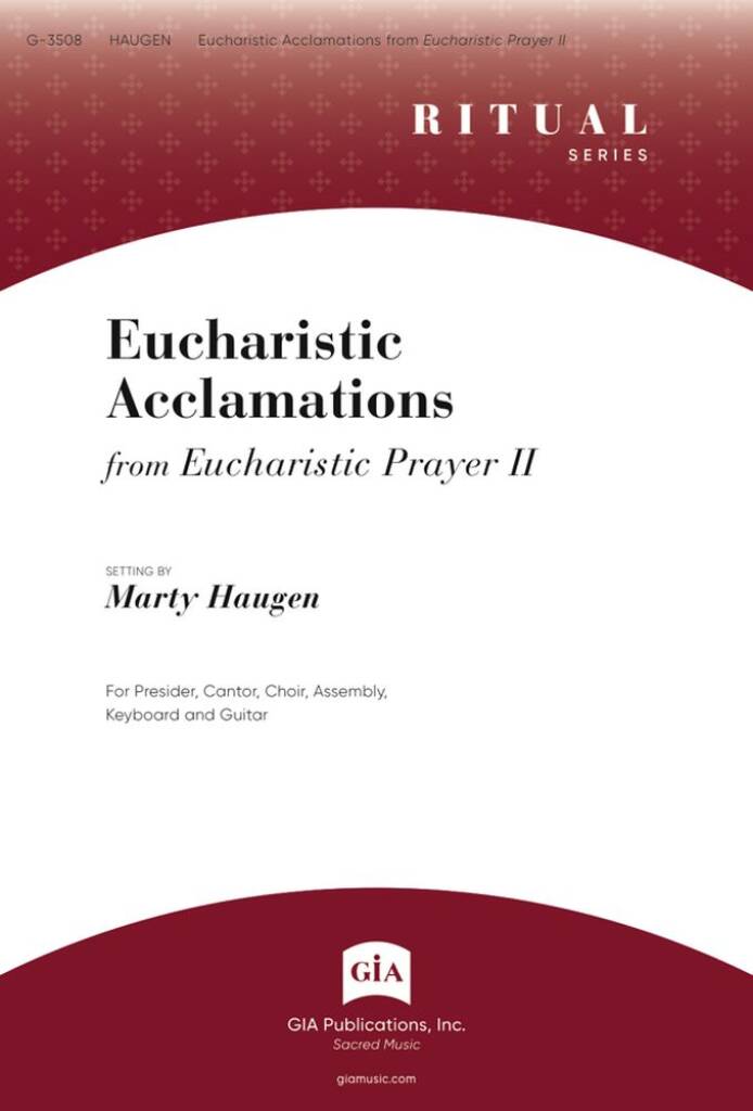 Euch. Acclamations from Euch. Prayer II